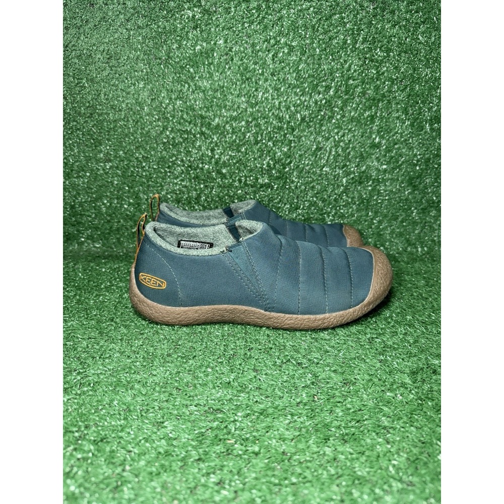 Keen Women's Slip-On Sneakers in Navy Blue with Brown Sole